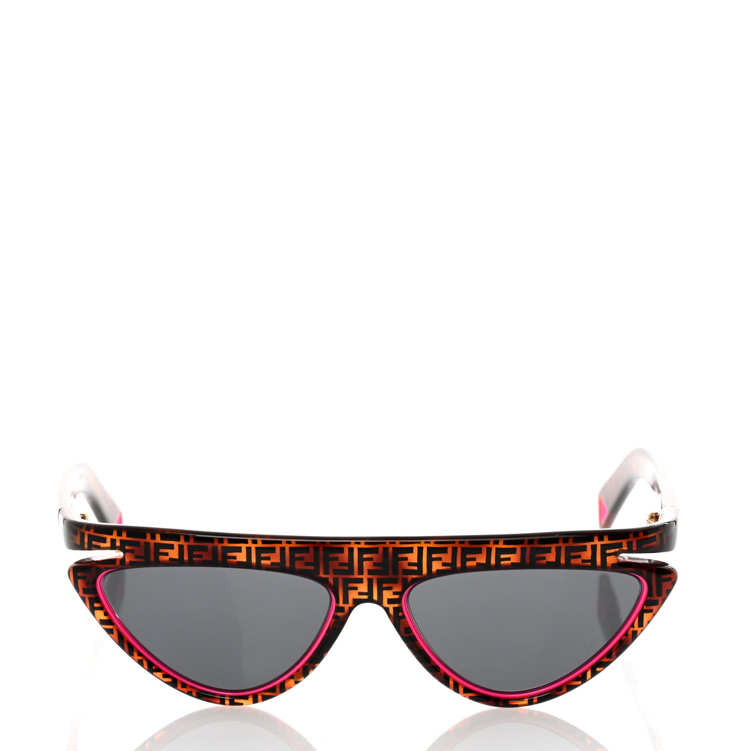Fendi Acetate Sunglasses FF 0383/S Havana Pink 2 of 8