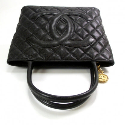 Chanel Caviar Medallion Tote Black 6 of 12