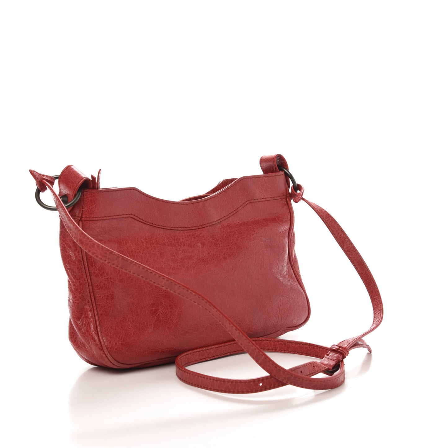 Agneau Classic Hardware Hip Rouge Cardinal