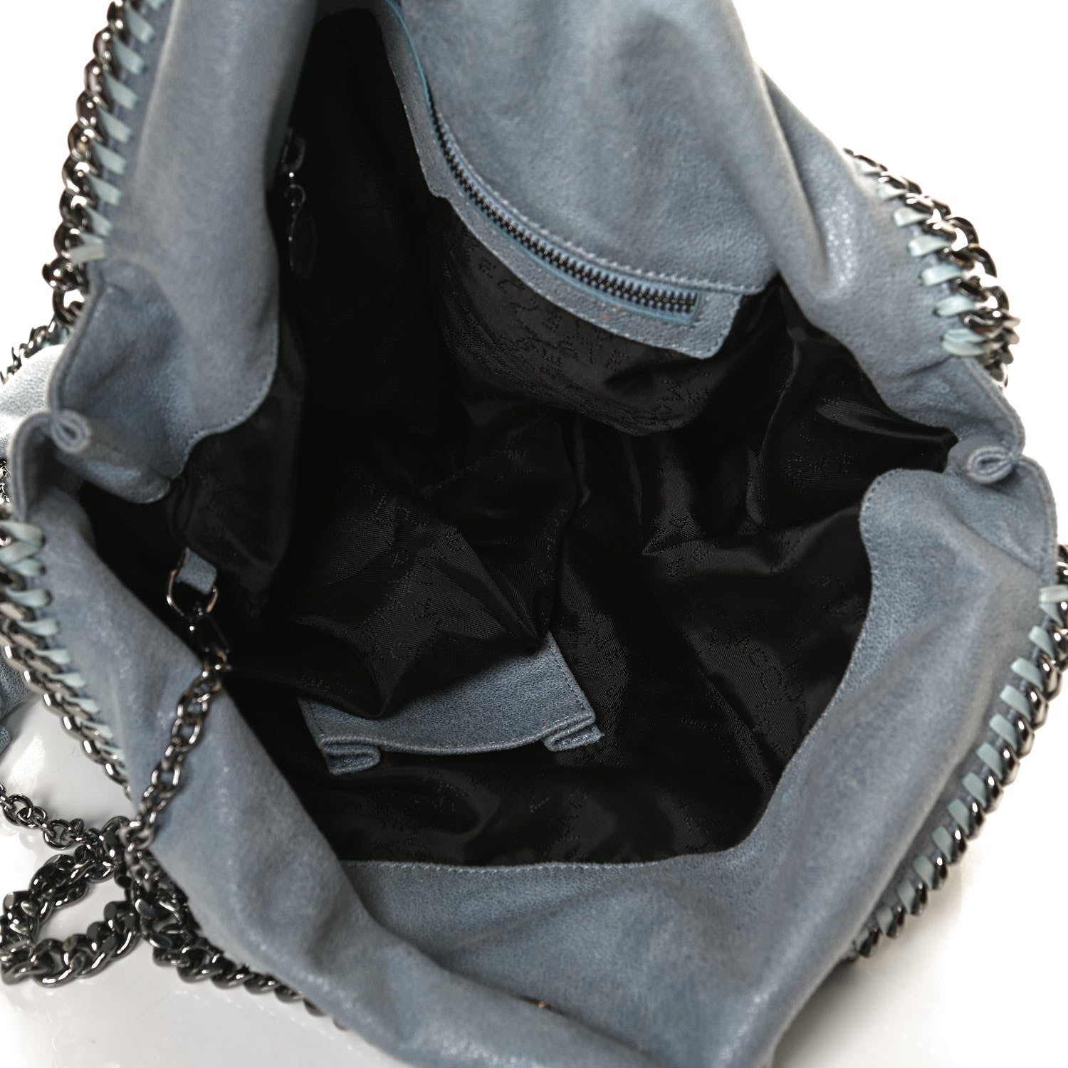 Stella McCartney Shaggy Deer Big Falabella Tote Duck Blue 4 of 12