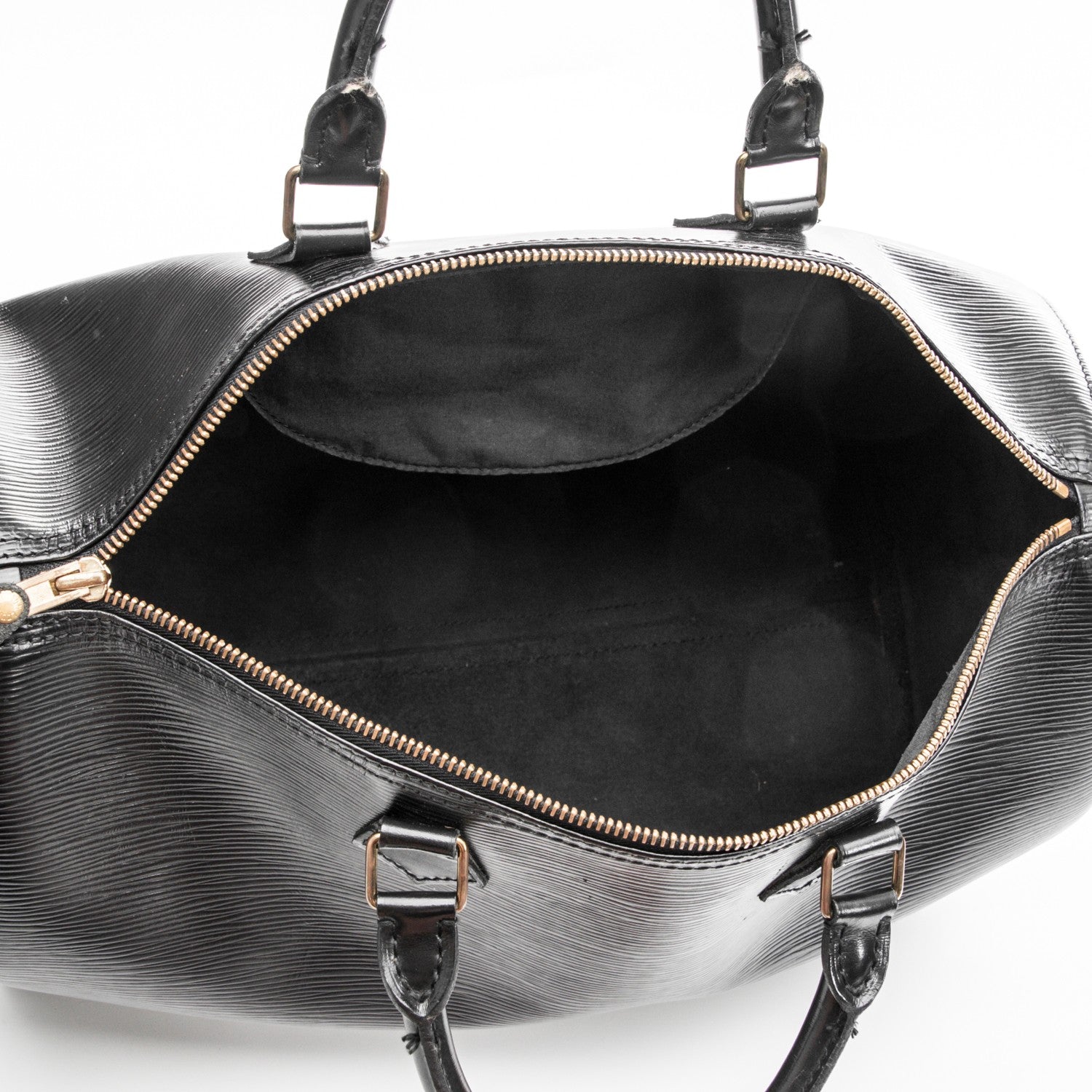 Louis Vuitton Epi Speedy 35 Black 5 of 12