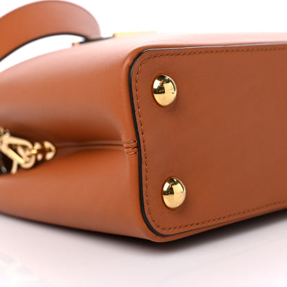 Louis Vuitton Calfskin Bolsa Capucines BB Caramel 7 of 8