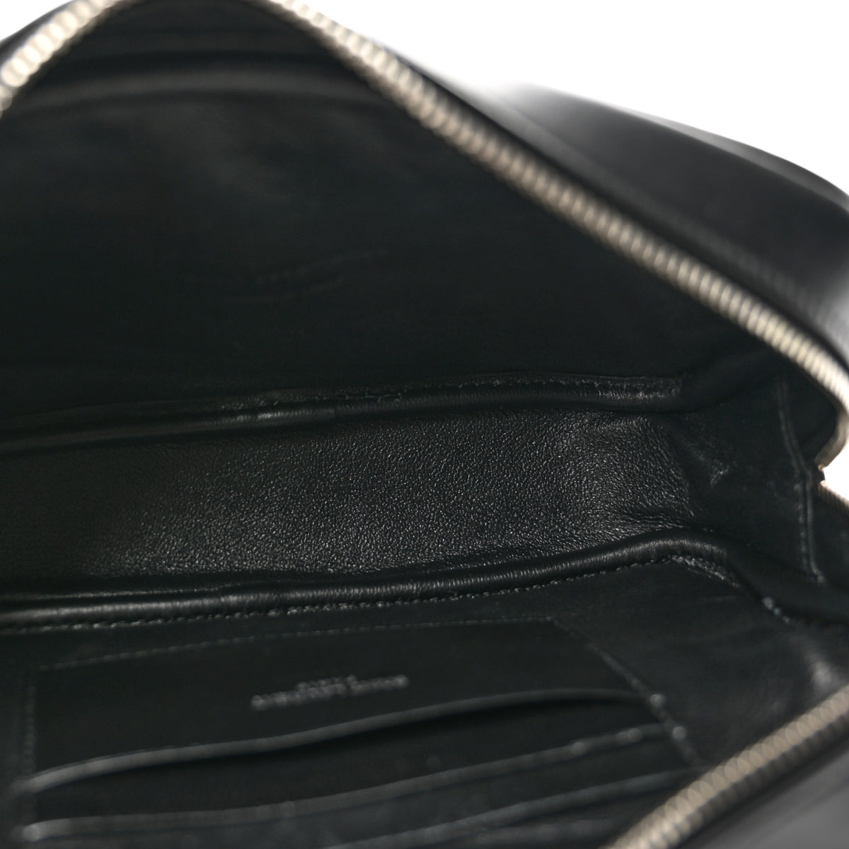 Saint Laurent Calfskin Matelasse Monogram Mini Lou Camera Bag Black 5 of 13