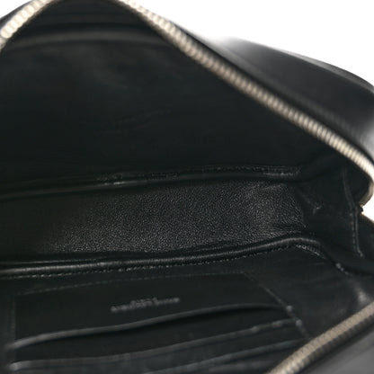 Saint Laurent Calfskin Matelasse Monogram Mini Lou Camera Bag Black 5 of 13
