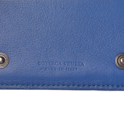 Bottega Veneta Nappa Intrecciato Card Holder Blue 6 of 8
