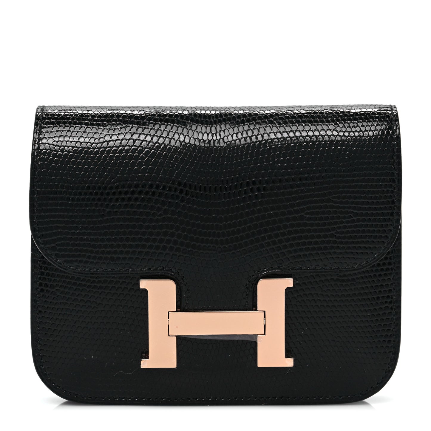 Lizard Constance Slim Wallet Black