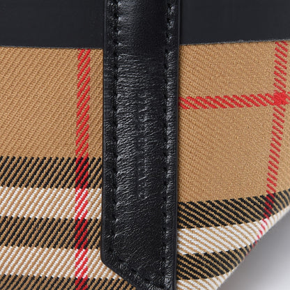 Burberry Vintage Check Medium The Giant Reversible Tote Antique Yellow Bright Red 12 of 15