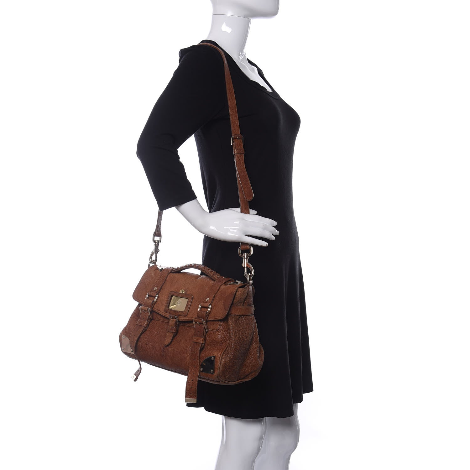 Mulberry Shiny Grained Lambskin Travel Day Oak 2 of 24
