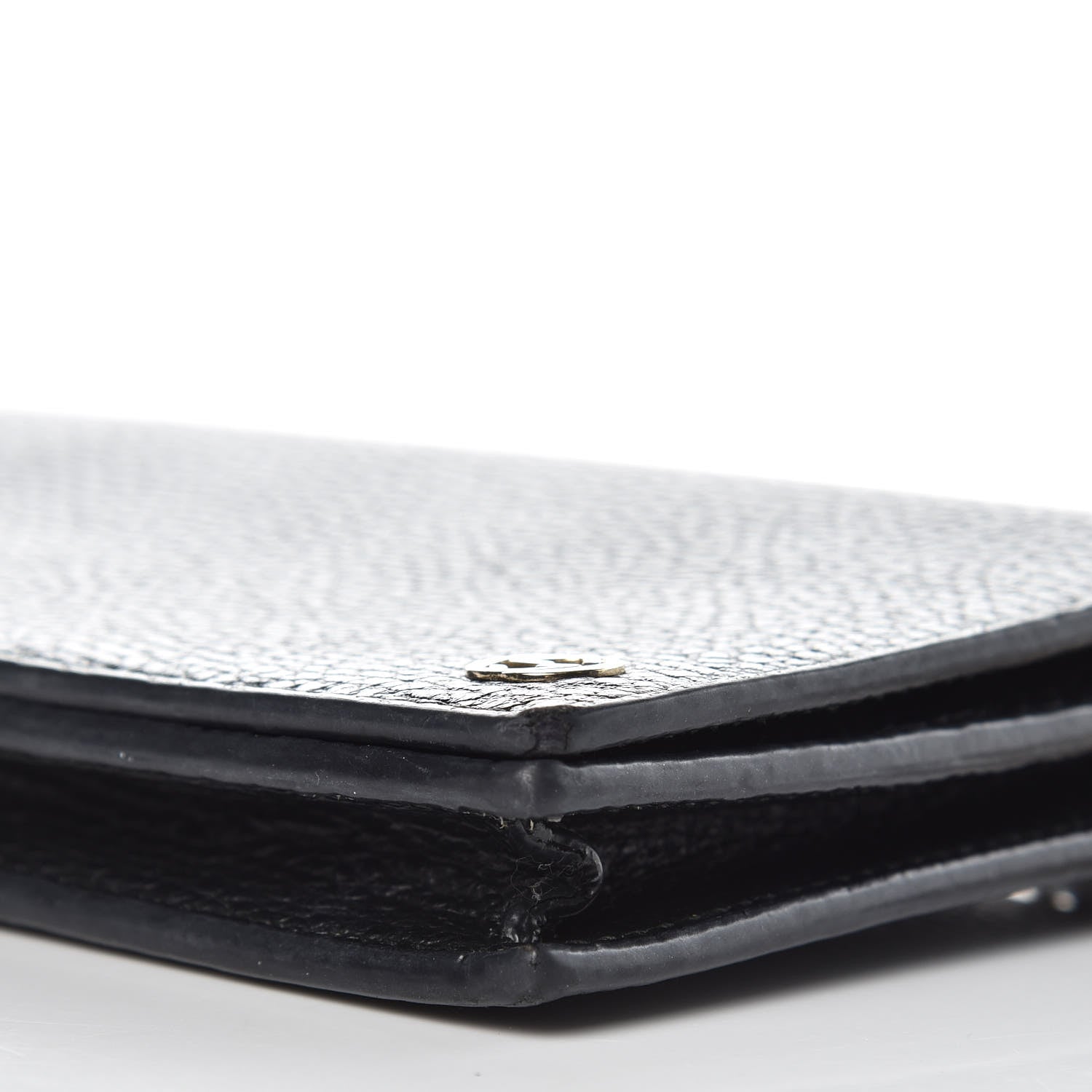 Gucci Dollar Calfskin Medium Betty Chain Wallet Black 10 of 11