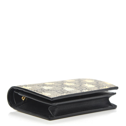 Gucci GG Supreme Monogram Bee Print Card Case 4 of 8