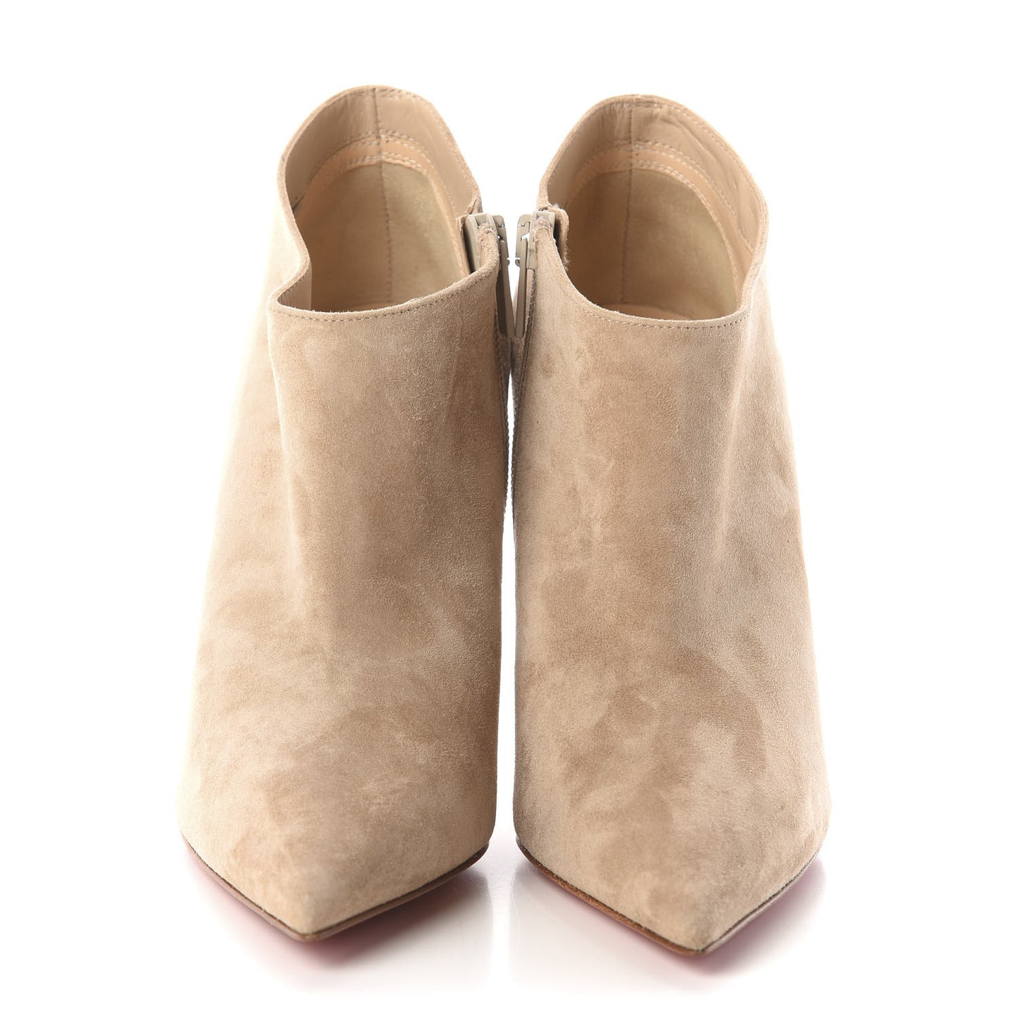 Veau Velours Gorgona 100 Ankle Boots 36 Beige