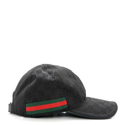 Gucci Monogram Web Baseball Hat L Black 5 of 8