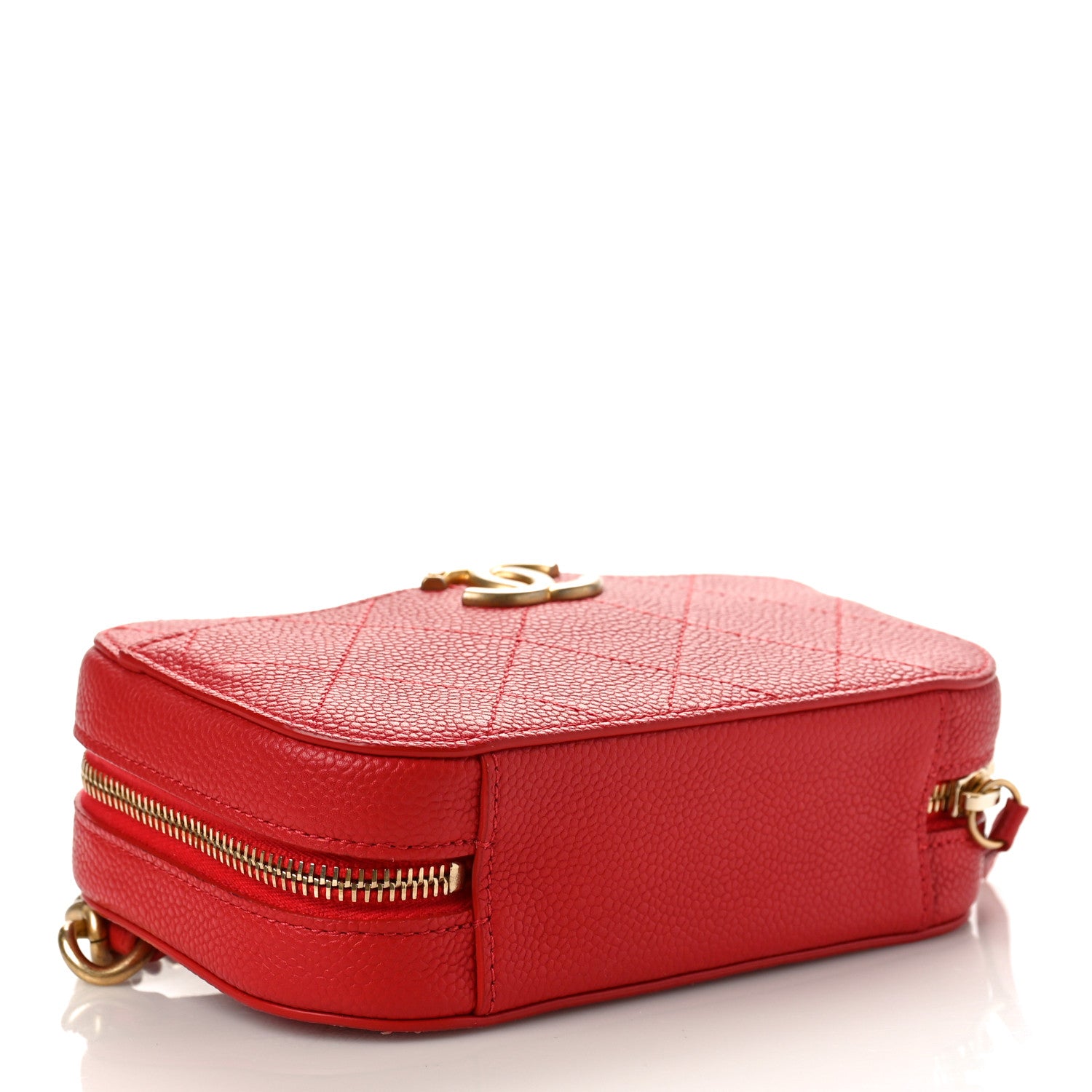Chanel Caviar Quilted Waist Bag Red 5 of 11