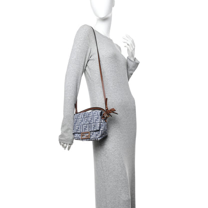Fendi Denim Small Mamma Baguette Blue 2 of 10