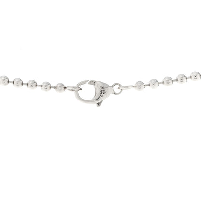 Tiffany Sterling Silver 2.5mm Bead Chain Necklace 18" 4 of 4