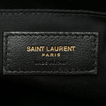 Saint Laurent Suede Matelasse Monogram Lou Camera Bag Cinnamon 6 of 10