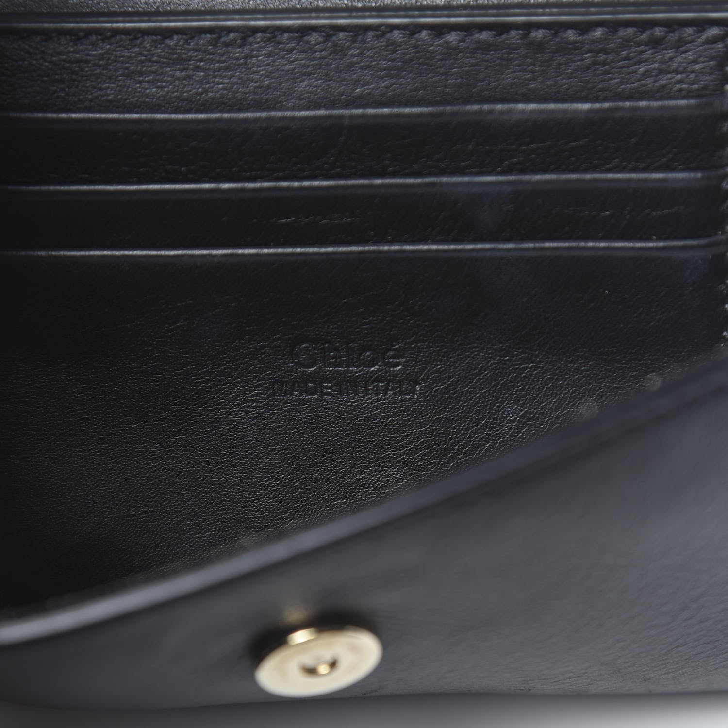 Chloe Suede Calfskin Mini Faye Shoulder Bag Black 6 of 9