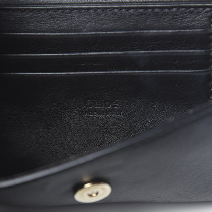 Chloe Suede Calfskin Mini Faye Shoulder Bag Black 6 of 9