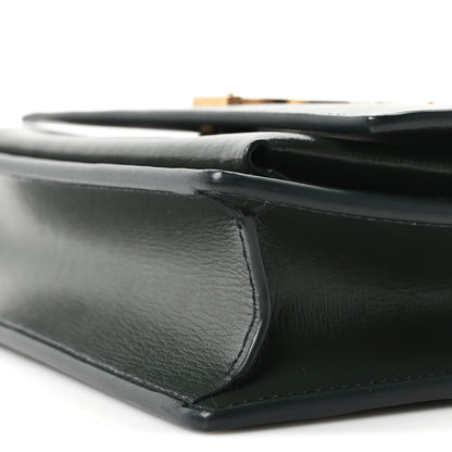 Saint Laurent Calfskin Monogram Sunset Chain Wallet New Vert Fonce 9 of 10