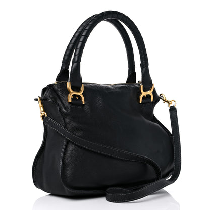 Chloe Calfskin Medium Marcie Satchel Black 3 of 18