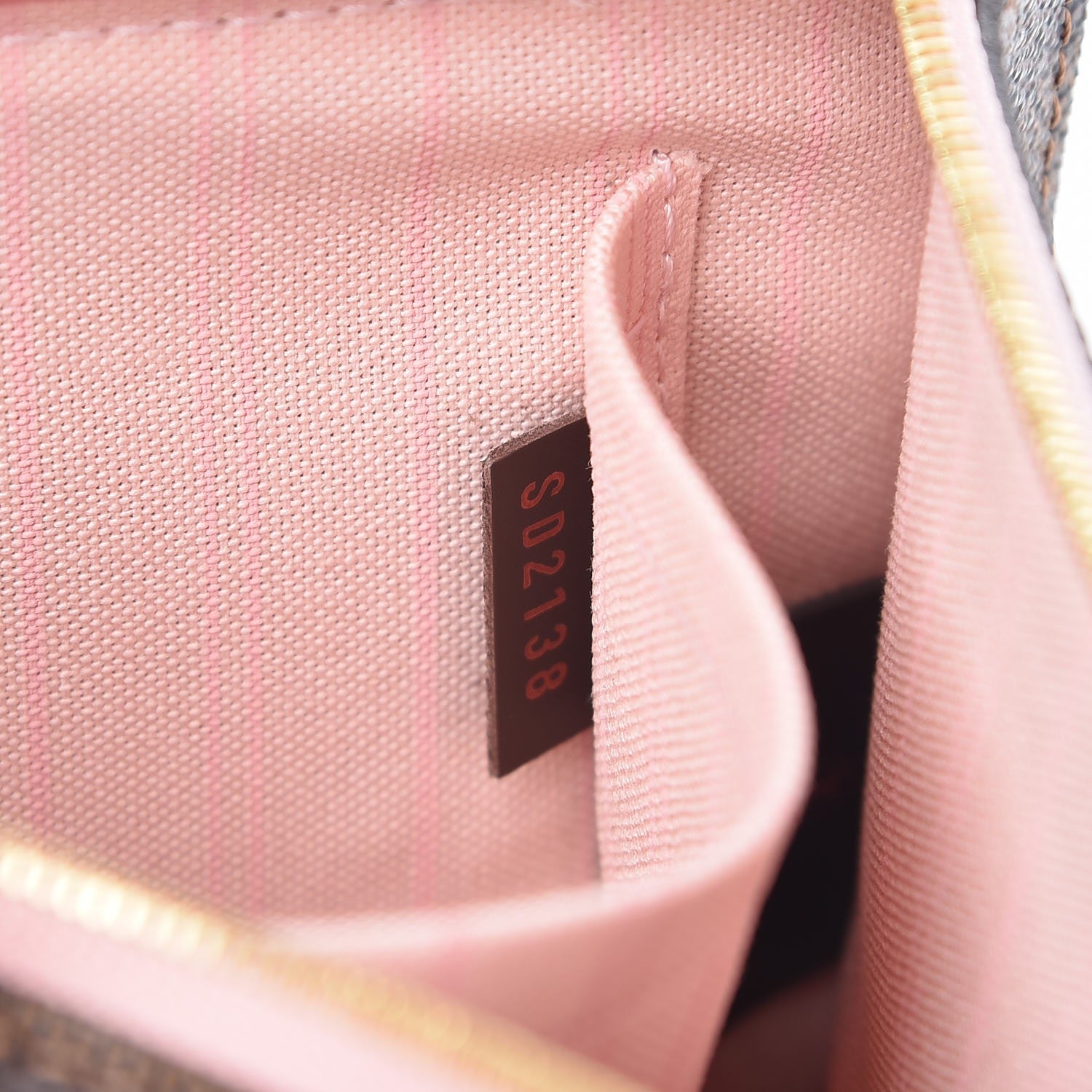 Louis Vuitton Damier Ebene Neverfull MM GM Pochette Rose Ballerine 8 of 8