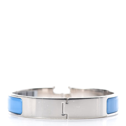 Hermes Enamel Narrow Clic Clac H Bracelet GM Bleu Cielo 3 of 4