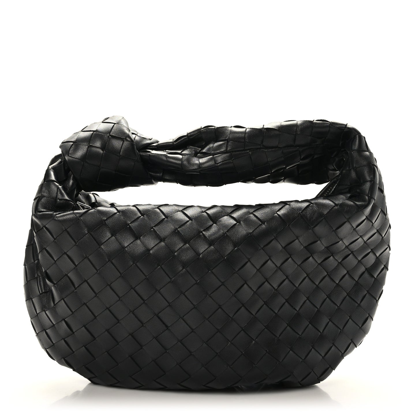 Nappa Intrecciato Teen Jodie Hobo Black