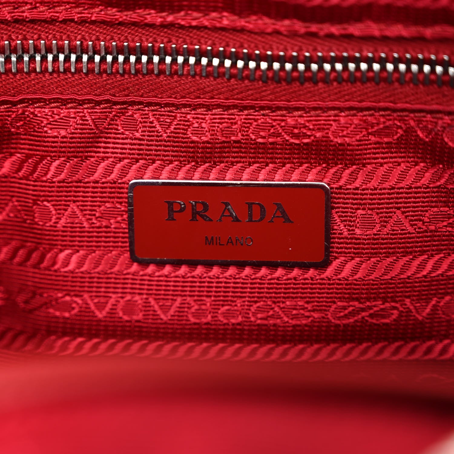 Prada Nylon Tessuto Impuntu Quilted Backpack Rosso 6 of 9