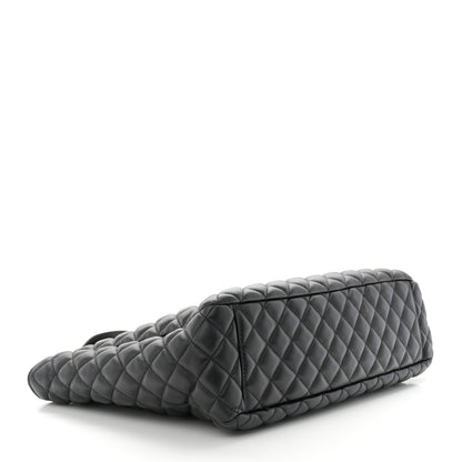 Versace Nappa Quilted La Medusa Chain Tote Black 4 of 9