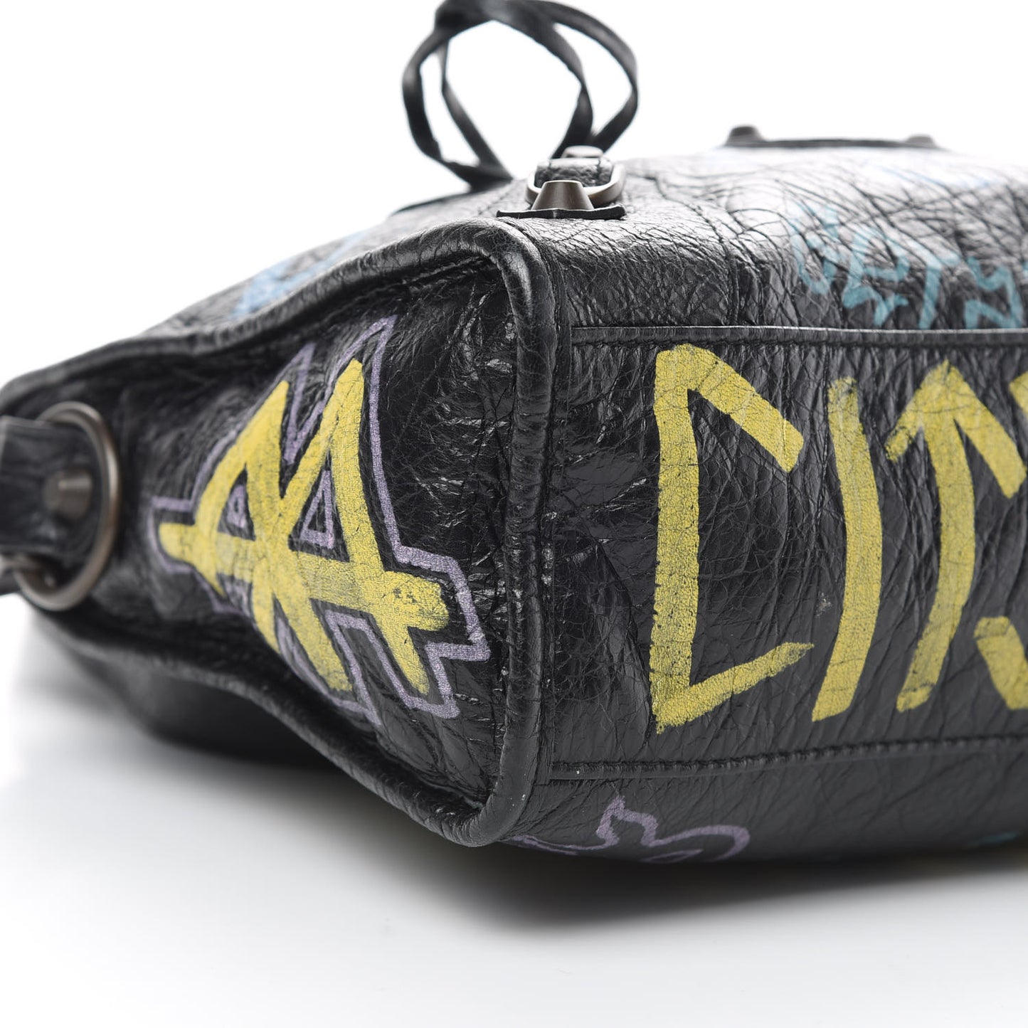 Agneau Graffiti All Over Classic Hardware S City Black Multicolor