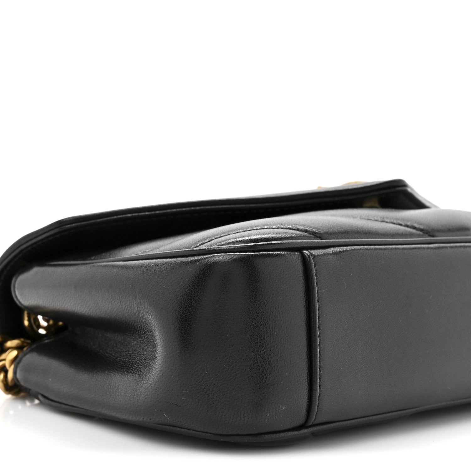 Saint Laurent Lambskin Chevron Quilted Small Loulou Black 11 of 11