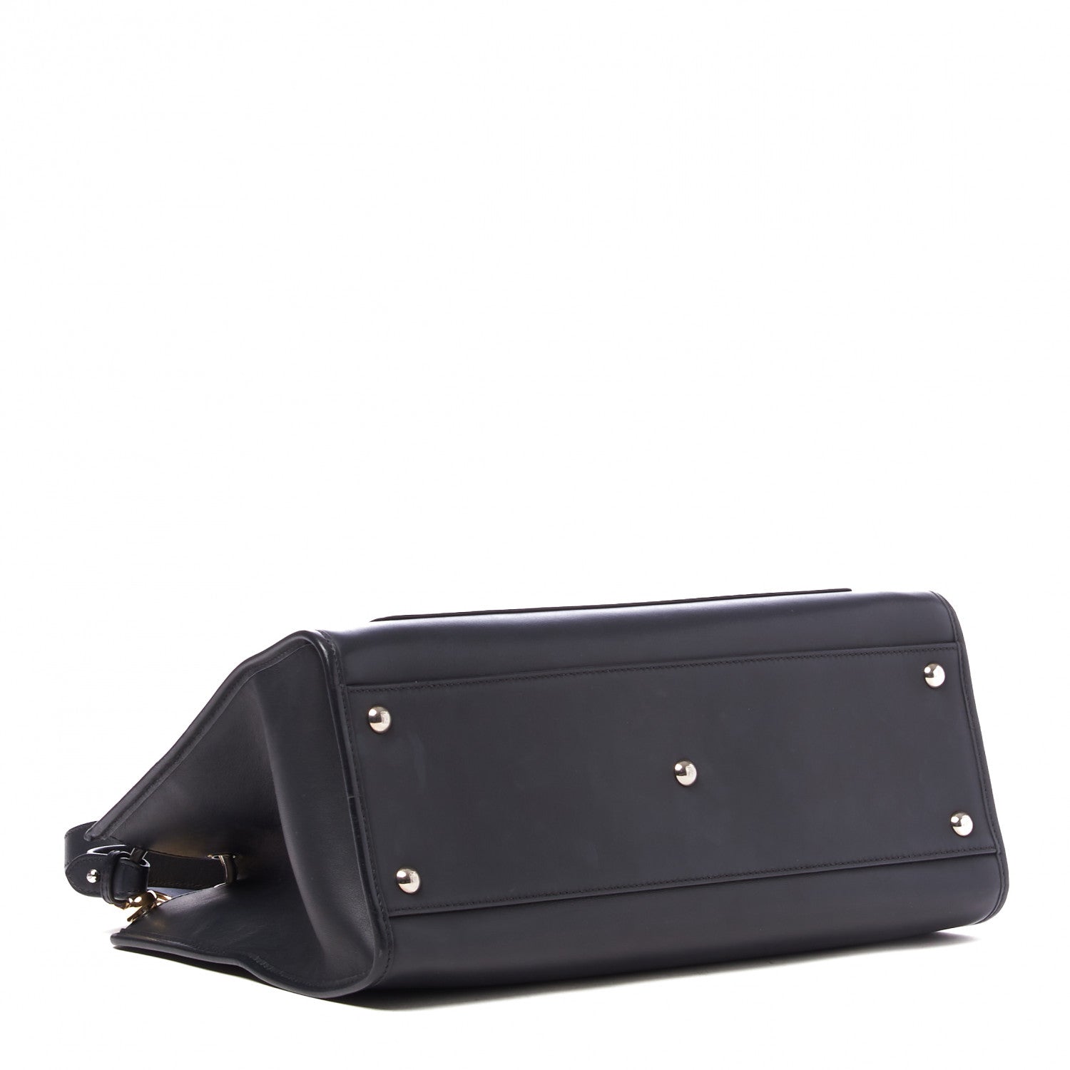 Fendi Vitello Century Opaco F is Fendi Regular Runaway Satchel Black 3 of 7