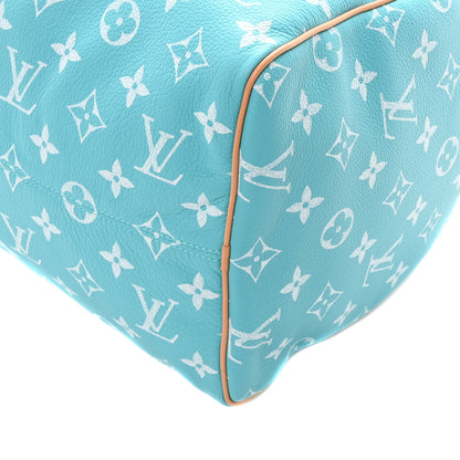 Louis Vuitton Calfskin Monogram Speedy P9 Bandouliere 40 Turquoise 10 of 10