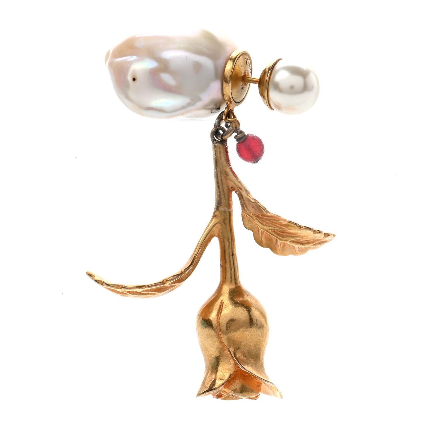 Pearl Flower Earring Gold