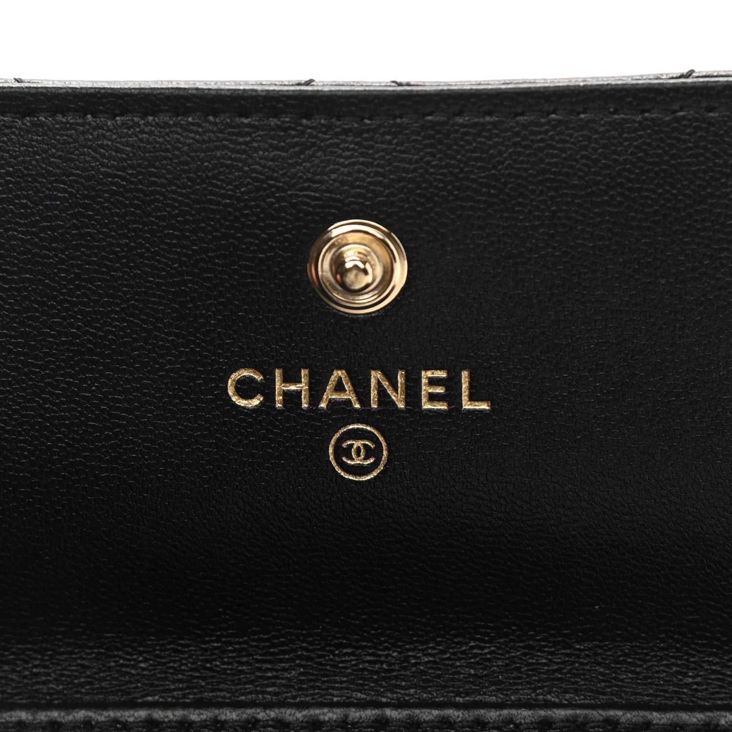 Chanel Lambskin Quilted Pearl Crown Clutch With Chain Black 6 of 12