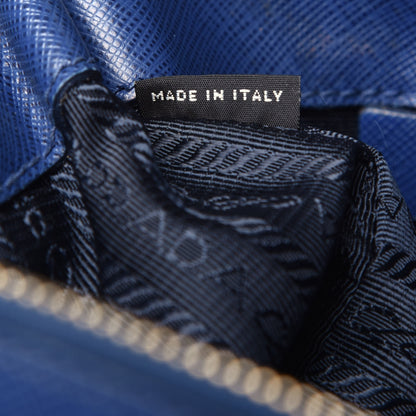 Prada Saffiano Lux Extra Large Galleria Double Zip Tote Bluette 7 of 13