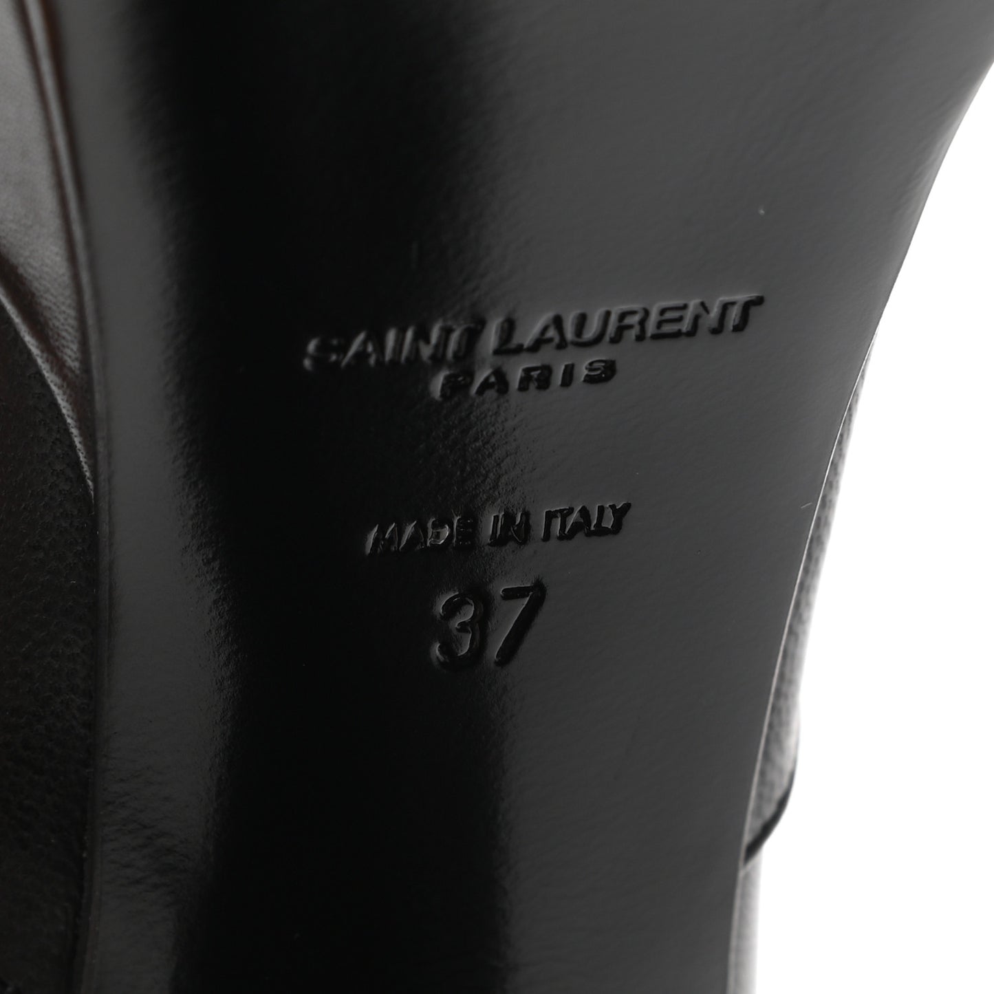 Calfskin Candy Platform 125 Ankle Boots 37 Black
