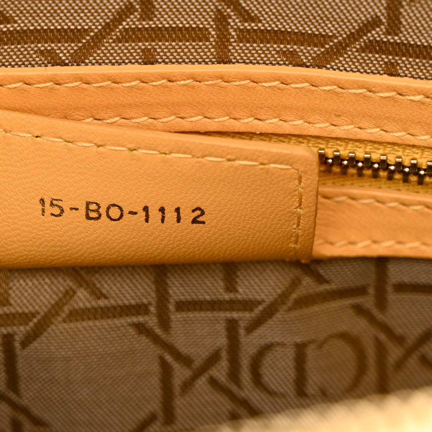 Lambskin Cannage Large Lady Dior Light Orange