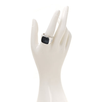 David Yurman Sterling Silver Pietersite Mens Cable Signet Ring 65 11.25 2 of 5