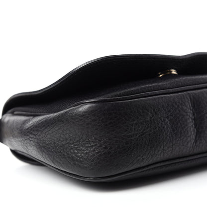 Gucci Pebbled Calfskin Small Soho Flap Crossbody Black 6 of 13