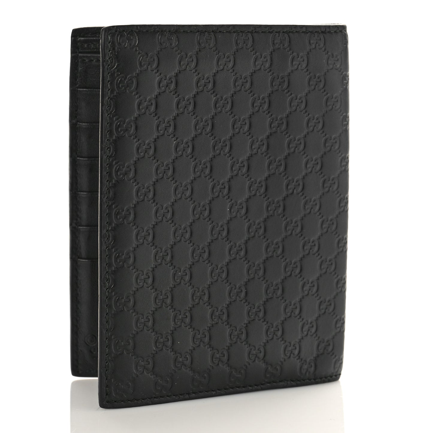 Microguccissima Passport Case Black