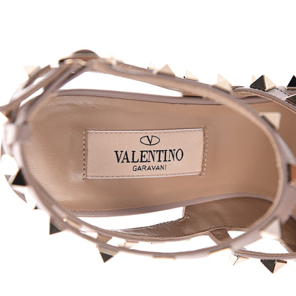 Valentino Garavani Nappa Rockstud Ankle Strap Pumps 37 Poudre 5 of 7