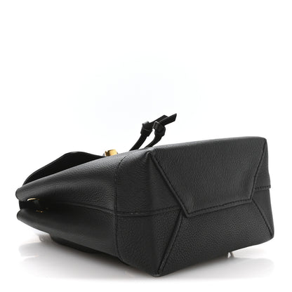 Louis Vuitton Calfskin Lockme Mini Backpack Black 4 of 10