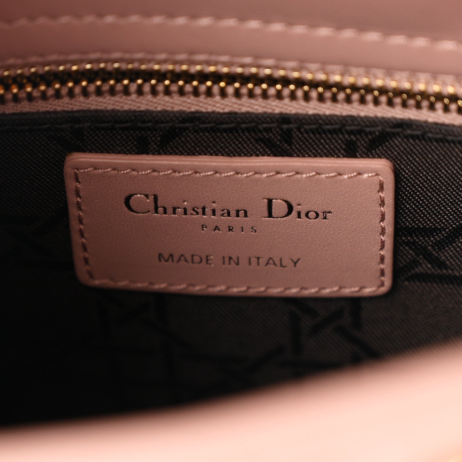 Christian Dior Lambskin Cannage Small My ABCDior Lady Dior Fard 6 of 11
