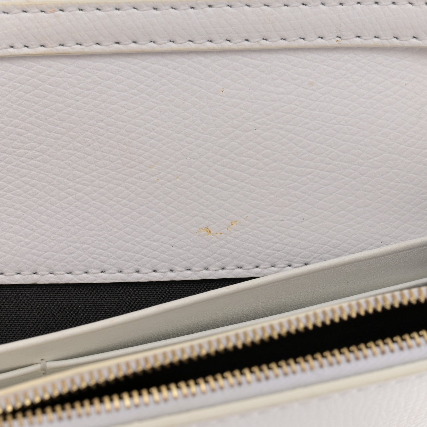 Fendi Vitello Cruise F is Fendi Medium Envelope Wallet on Chain Optical White 14 of 17
