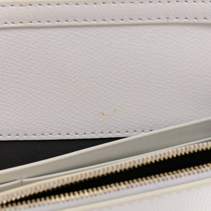 Fendi Vitello Cruise F is Fendi Medium Envelope Wallet on Chain Optical White 14 of 17