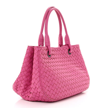 Bottega Veneta Nappa Intrecciato Small Tote Pink 3 of 13