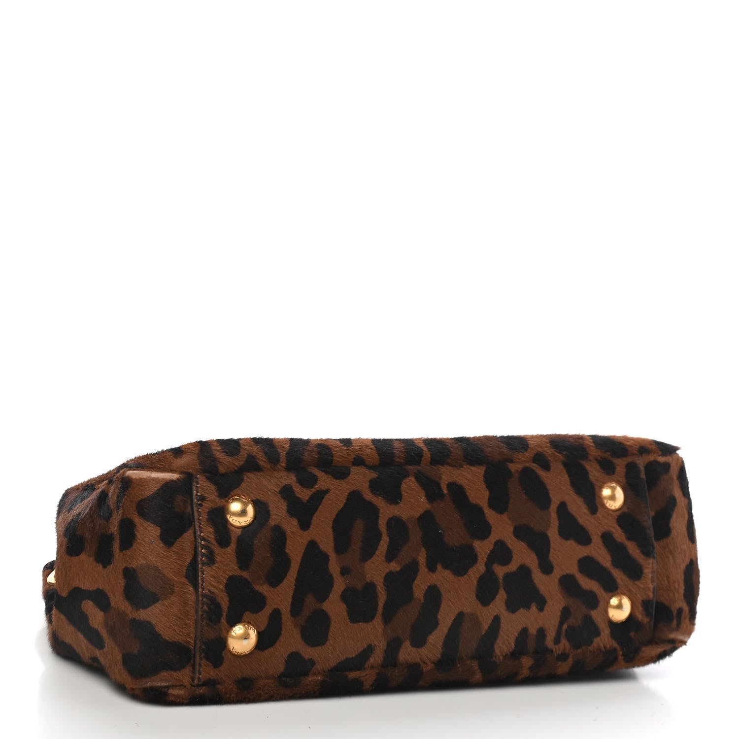 Prada Cavallino Leopard Print Shoulder Bag Cammello 4 of 11
