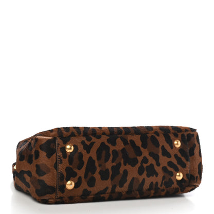 Prada Cavallino Leopard Print Shoulder Bag Cammello 4 of 11