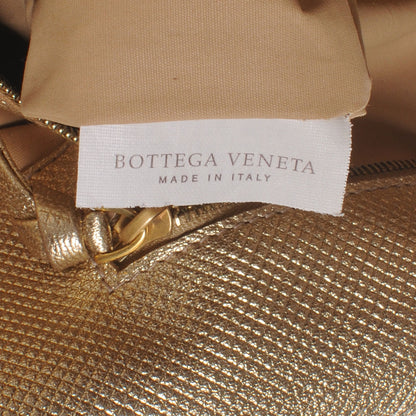 Bottega Veneta Woven Metallic Tote Gold 7 of 8